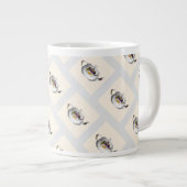 ジオパターン ダブル ティーポット 新築祝い 結婚祝い ギフト ジャンボコーヒーマグカップ (正面右)