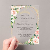 ジオピンクフローラ澄んアクリルフローラキンセアニェラ アクリル招待状 (インサイチュ (ポータブル))