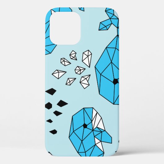 ジオフィッククジラ:かわいいシームレスパターン Case-Mate iPhoneケース (裏面)