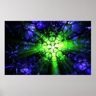 ジオマシー（緑） ポスター