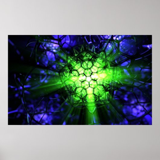 ジオマシー（緑） ポスター (正面)