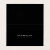 ジオメトはっきりしたリ抽象芸術の円(黒の場合は赤) 名刺 (内部フラット)