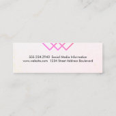 ジオメトエレガントリライン スキニー名刺 (裏面)