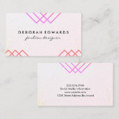 ジオメトエレガントリライン 名刺 (正面/裏面)