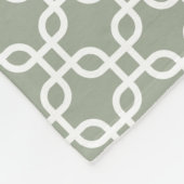 ジオメトエレガントリリンクを使用 フリースブランケット (角)