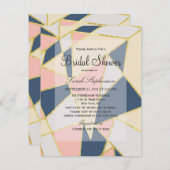 ジオメトエレガントリ三角形 招待状 (正面/裏面)