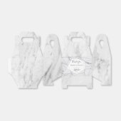 ジオメトエレガントリ大理石結婚の フェイバーボックス (折り畳みなし)