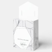 ジオメトエレガントリ大理石結婚の フェイバーボックス (オープン)