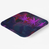 ジオメトエレガントリ9"正方形紙プレート ペーパープレート (傾斜あり)