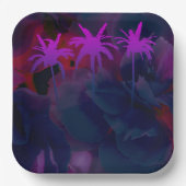 ジオメトエレガントリ9"正方形紙プレート ペーパープレート (正面)