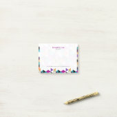 ジオメトカラフルモダンリ抽象芸術三角形 ポストイット (デスク上)