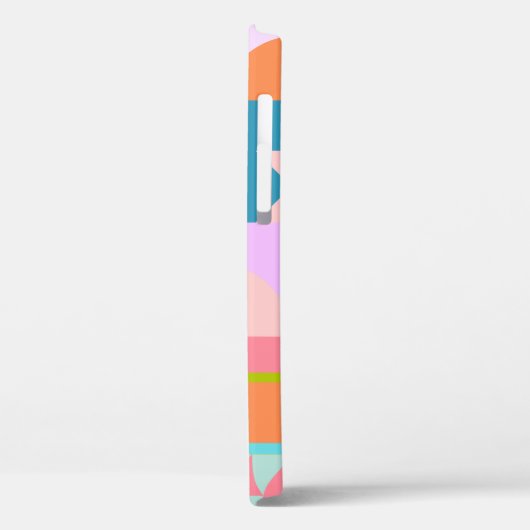 ジオメトカラフルリシェイプのコラージュパーソナライズされた Case-Mate iPhoneケース (裏面 / 左)