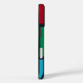 ジオメトカラフルリストライプは名前でパーソナライズ Case-Mate iPhoneケース (裏面 / 右)