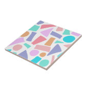 [ジオメトカラフルリパステルシェイプ]パターン タイル (側面)