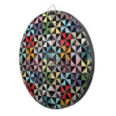 ジオメトカラフルリピンホイールブラック ダーツボード (正面右)