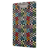 ジオメトカラフルリピンホイール（白黒） クリップボード (左)