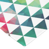 ジオメトカラフルリ三角形パタモダンーン ショートテーブルランナー (コーナー)
