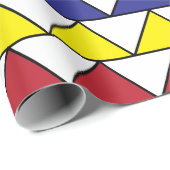 ジオメトカラフルリ三角形パターン ラッピングペーパー (ロールコーナー)