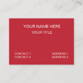 ジオメトカラフルリ三角形 名刺 (裏面)