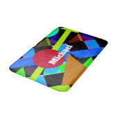 ジオメトカラフルリ形状、名前 バスマット (アングル)