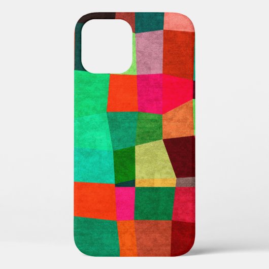 ジオメトカラフルリ:抽象芸術シームレスなテクスチャ Case-Mate iPhoneケース (裏面)