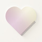 ジオメトガーリーリ、金ゴールドブラシストローク、キラキラ色の唇 ノートブック (裏面)