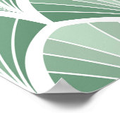 ジオメトクラシックリ：アールデコシームレススタイル ポスター (角)