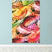 ジオメトコンテンポラリーモダンリ形状の抽象芸術 キャンバスプリント (インサイチュ (ウッドフロア))