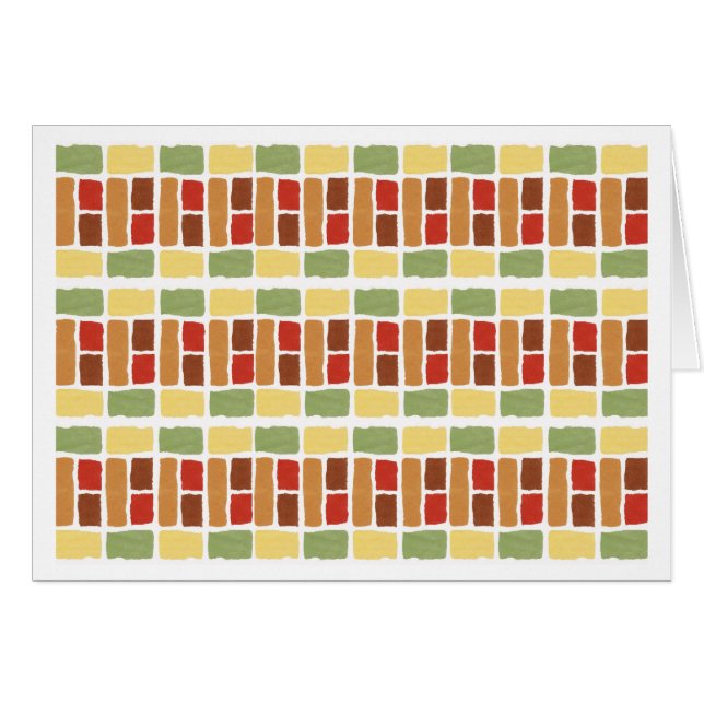 ジオメトコンテンポラリーリデザイン、汎用空白のカード (正面横)