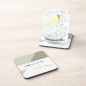 ジオメトコンテンポラリーリ結婚式の引き出物 コースター (右側)