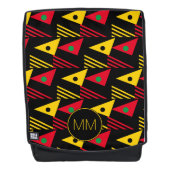 ジオメトスタイリッシュリ三角形モノグラム バックパック (正面)