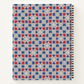 ジオメトパーソナライズされたリジャーナル幾何学的デザイン。 ノートブック (裏面)