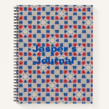 ジオメトパーソナライズされたリジャーナル幾何学的デザイン。