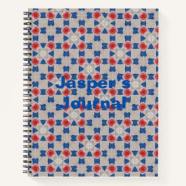 ジオメトパーソナライズされたリジャーナル幾何学的デザイン。 ノートブック