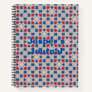 ジオメトパーソナライズされたリジャーナル幾何学的デザイン。 ノートブック