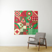 ジオメトポップ・アートのリ：カラフル抽象芸術タイル。 タペストリー (インサイチュ)