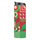 ジオメトポップ・アートのリ:カラフル抽象芸術タイル。 タンブラー (回転右)