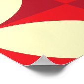 ジオメトポップ・アートのリ：カラフル抽象芸術タイル。 ポスター (角)