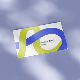 ジオメトモダンカラフルリライン 名刺