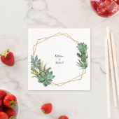 ジオメトモダンリの名結婚前カボスカクテル スタンダードカクテルナプキン (インサイチュ)