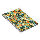 ジオメトモダンリの背景。抽象芸術フラットパターン ノートブック (右側)