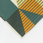 ジオメトモダンリの背景。抽象芸術フラットパターン フリースブランケット (角)