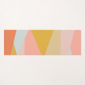 ジオメトモダンリアース音温消音抽象芸術 ヨガマット (正面(横))