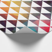 ジオメトモダンリカラフル三角形 ラッピングペーパー (角)