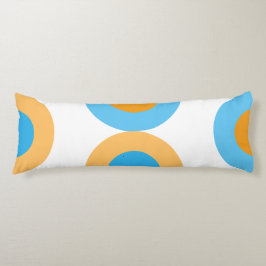 ジオメトモダンリカル青と黄 ボディピロー