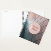 ジオメトモダンリスクリプト2022パーソナライズされた名 プランナー手帳 (ディスプレー)