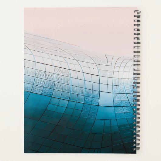 ジオメトモダンリスクリプト2022パーソナライズされた名 プランナー手帳 (裏面)