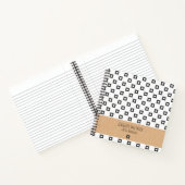 ジオメトモダンリスタイル緩和曲線ノート ノートブック (内部)