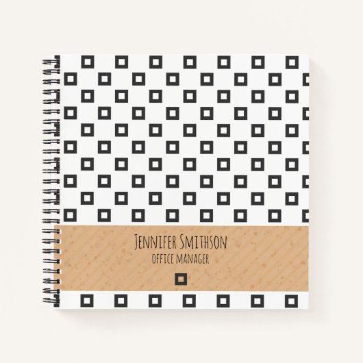 ジオメトモダンリスタイル緩和曲線ノート ノートブック (正面)