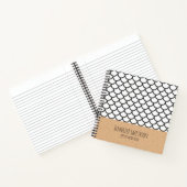 ジオメトモダンリスタイル緩和曲線ノート ノートブック (内部)